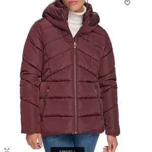 TOMMY HILFIGER Women's Hooded Puffer Coat